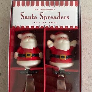 Williams Sonoma Santa Spreaders Set